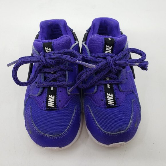 Nike Huarache Run Athletic Sneakers Indigo Burst White Baby Toddler Shoe Size 8C - Picture 4 of 10